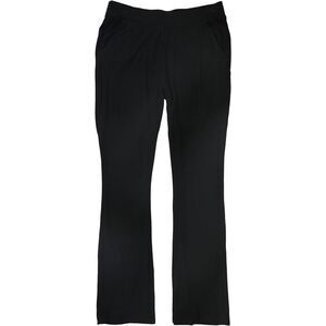GUESS Womens Opal Straight Leg Lounge Casual Pants, Black, S, DM